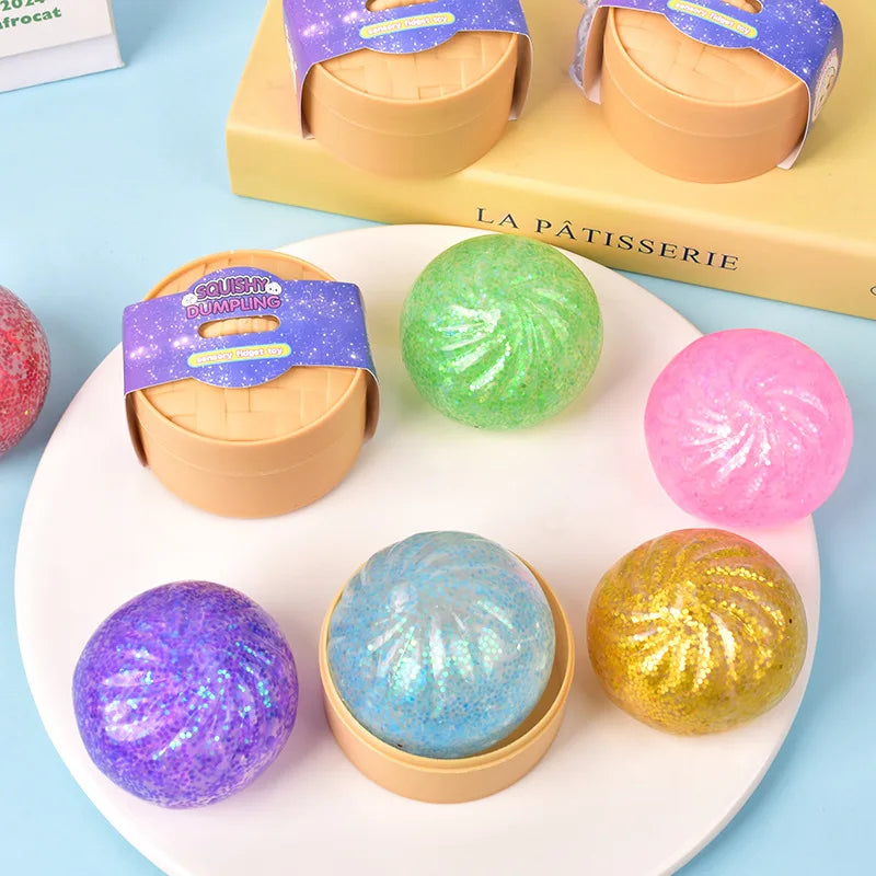 Glitter Bao Bun Squishy