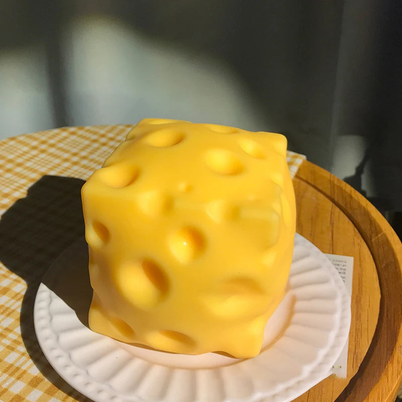 Swiss Cheese Cube Squishy
